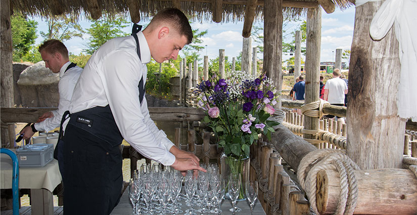 Werken in de horeca bij Wildlands is altijd een feest